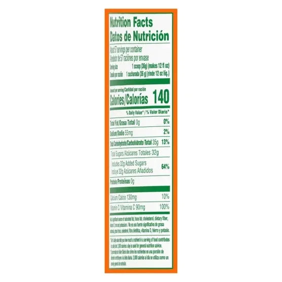Tang, Drink Mix, Orange, 72 oz