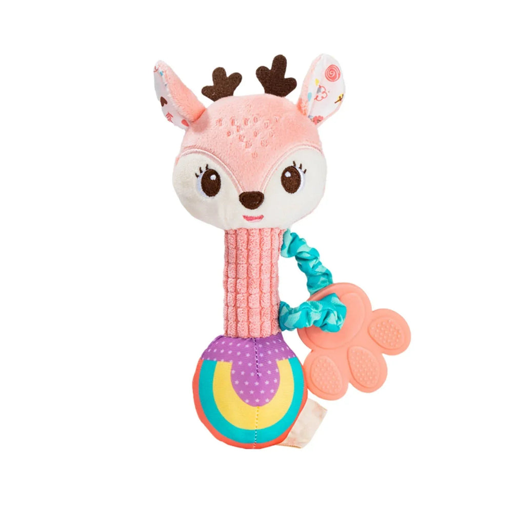 Clear!Tarmeek Baby Soft Rattles Shaker Teething for 0-6 Months Newborn,Infant Developmental Hand Grip Baby Cute Stuffed Animal Doll for 6-12 Months Toddlers,Birthday Gifts for Kids - USA MEGA SHOP