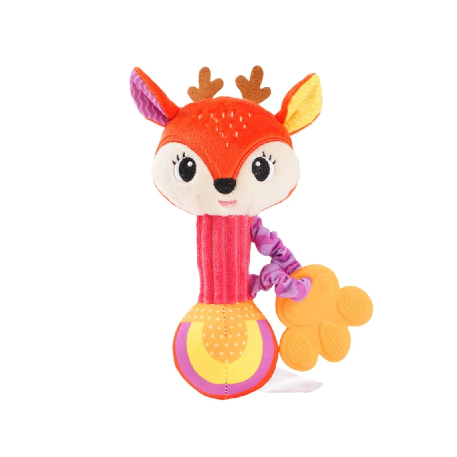 Clear!Tarmeek Baby Soft Rattles Shaker Teething for 0-6 Months Newborn,Infant Developmental Hand Grip Baby Cute Stuffed Animal Doll for 6-12 Months Toddlers,Birthday Gifts for Kids - USA MEGA SHOP