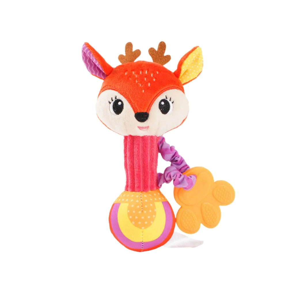 Clear!Tarmeek Baby Soft Rattles Shaker Teething for 0-6 Months Newborn,Infant Developmental Hand Grip Baby Cute Stuffed Animal Doll for 6-12 Months Toddlers,Birthday Gifts for Kids - USA MEGA SHOP