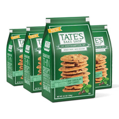 Tate's Bake Shop Mint Chocolate Chip Cookies, 4 x 6.5 oz Bags