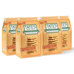 Tate's Bake Shop Orange & Cream Cookies with White Chocolate Chips, Limited Edition, 4 x 6.5 oz Bags