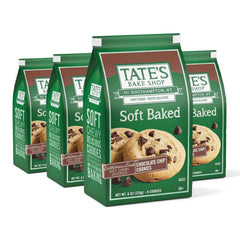 Tate's Bake Shop Soft Baked Chocolate Chip Cookies, 4 x 8 oz Bags