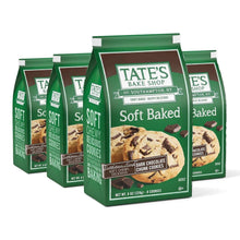 Soft baked dark chocolate chunk cookies, 4-pack cookie bag