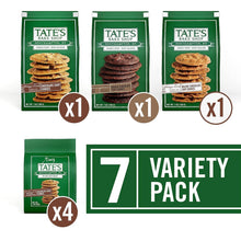 7 variety pack graphic with cookie bags and count badges