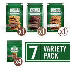 Tate's Bake Shop Chocolate Chip Cookies Variety Pack, 7 Bags