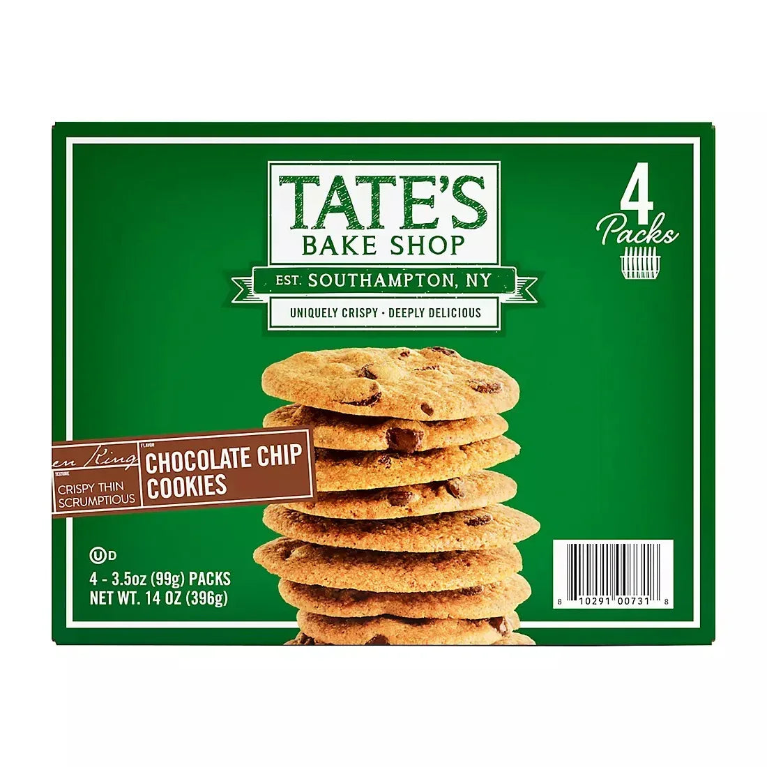 Tate's Bake Shop Chocolate Chip Cookies, 14 oz.