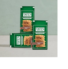 Tate's Bake Shop Chocolate Chip Cookies – Thin & Crispy Gourmet Cookies (7 oz Bags, Pack of 3)