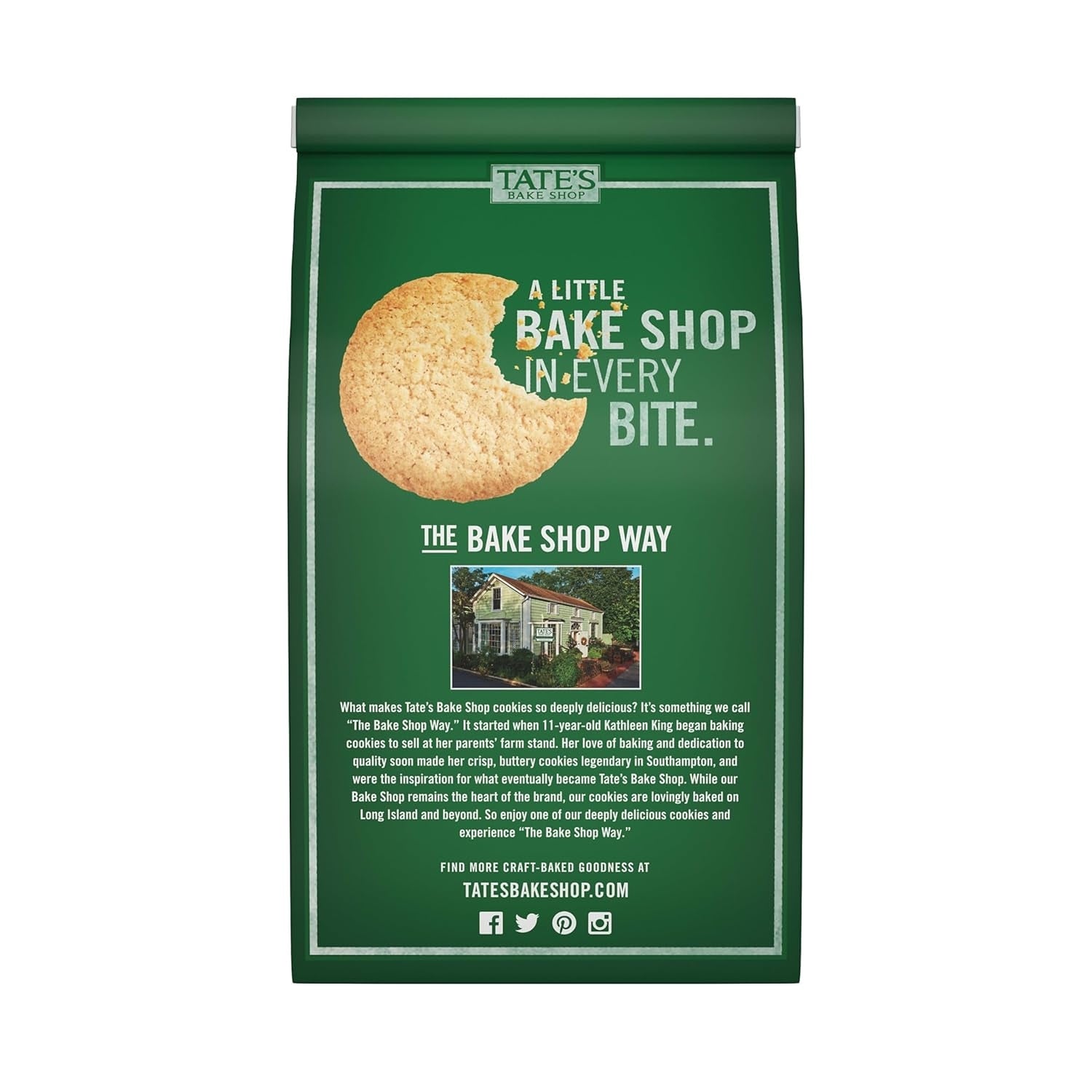 Tate's Bake Shop Snickerdoodle Cookies, 4-7 oz Bags