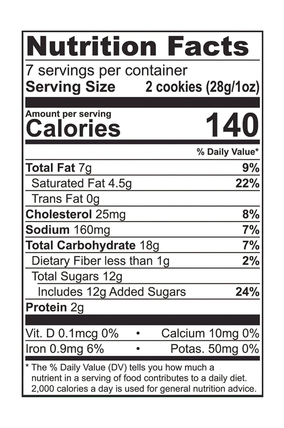 Tate's Bake Shop Chocolate Chip Cookies – Thin & Crispy Gourmet Cookies (7 oz Bags, Pack of 3)