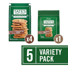 Cookie variety pack packaging showing 1 full bag and 4 tiny bag units