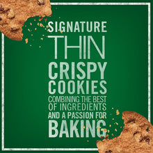 Tate's Bake Shop package panel reading Signature Thin Crispy Cookies