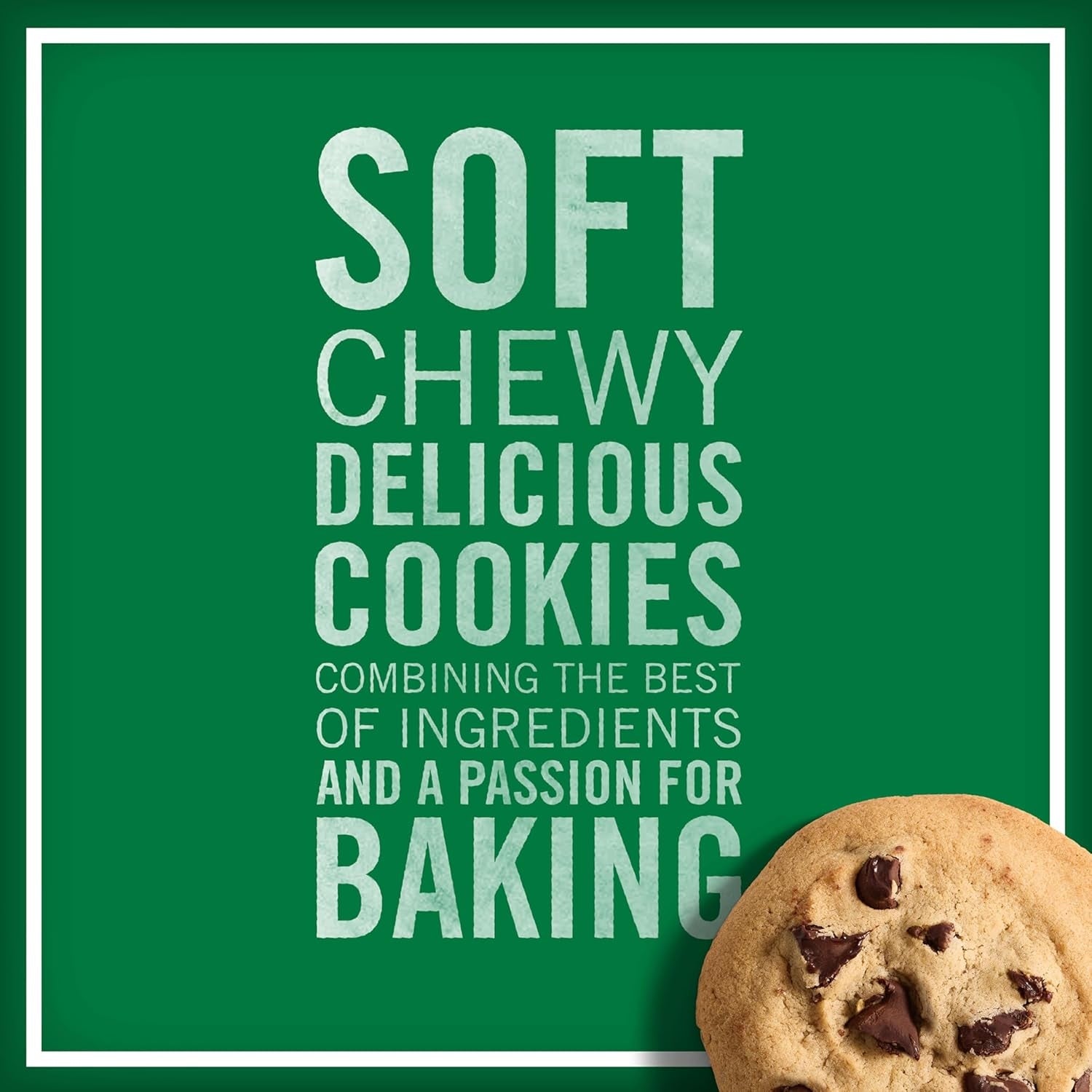 Tate's Bake Shop Soft Baked Cookies Variety Pack, Dark Chocolate Chunk & Chocolate Chip, 4 x 8 oz Bags