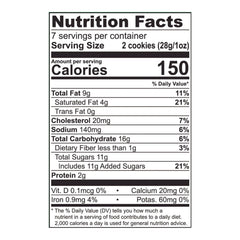 Tate's Bake Shop Walnut Chocolate Chip Cookies – Thin & Crispy Gourmet Cookies (7 oz)