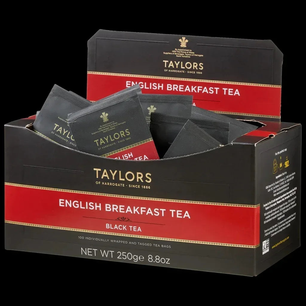 Taylors of Harrogate English Breakfast Tea, Black Tea, 100-count