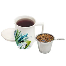 Tea Forté Single Steeps Sampler Bundle with 30 Loose Leaf Tea Pouches & 1 Fiore Steeping Cup