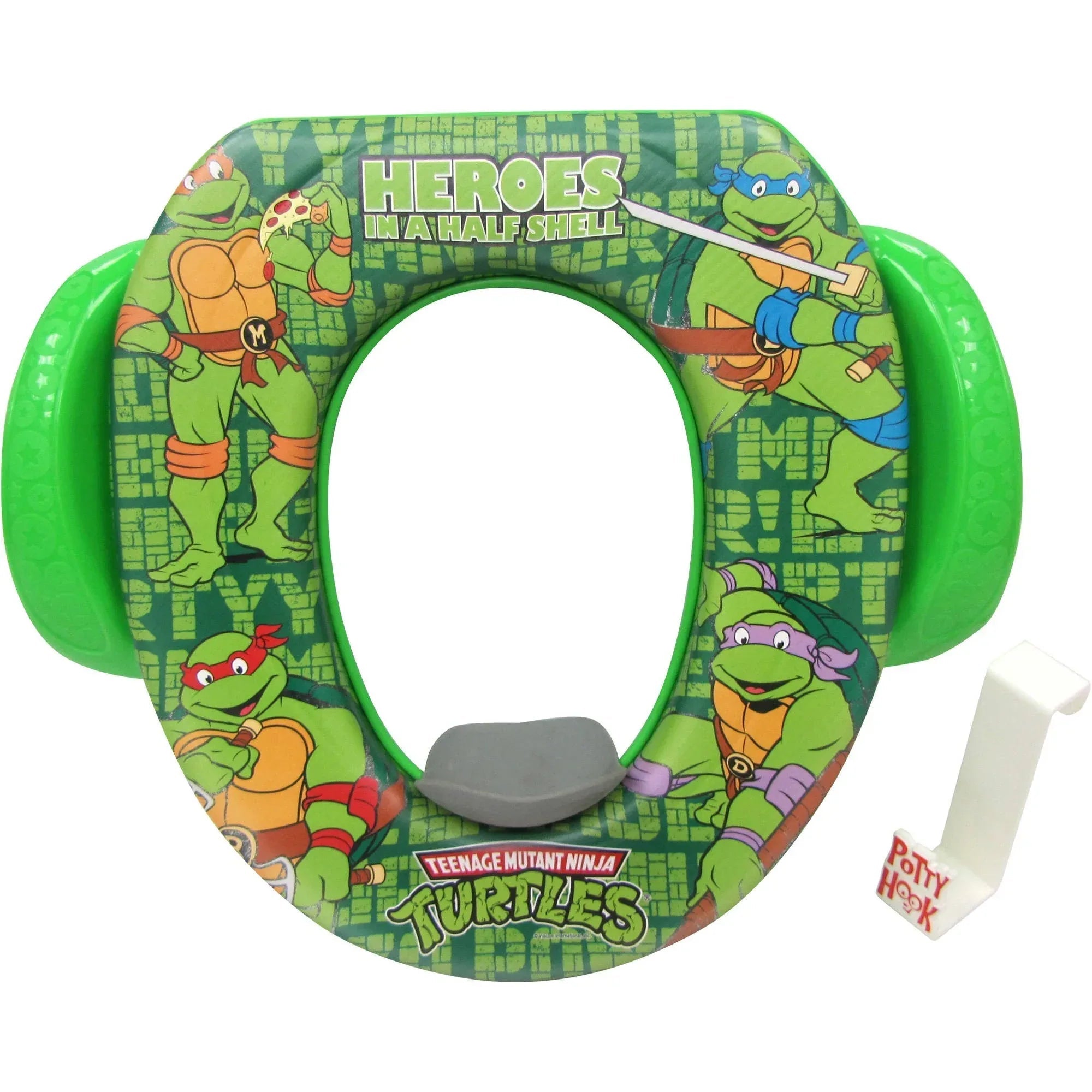 Bluey Soft Potty Training Seat for Toddlers with Hanging Hook, Fits Standard Toilets