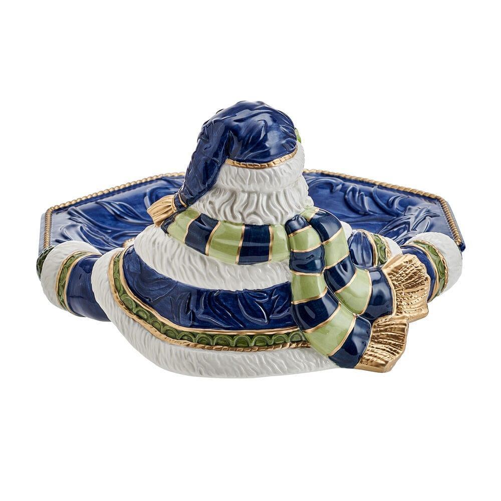 Telluride Blue Santa Serving Bowl - USA MEGA SHOP