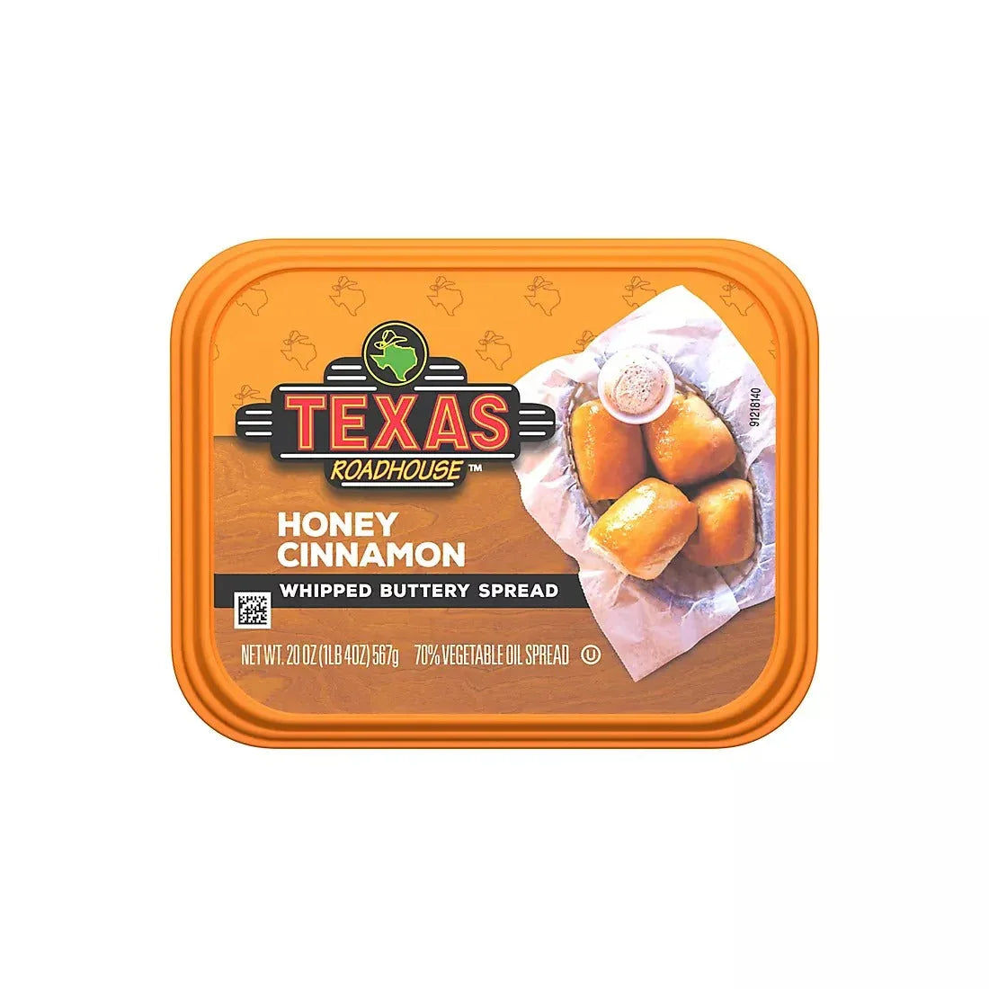Texas Roadhouse Whipped Buttery Spread, Honey Cinnamon, 20 oz. - USA MEGA SHOP