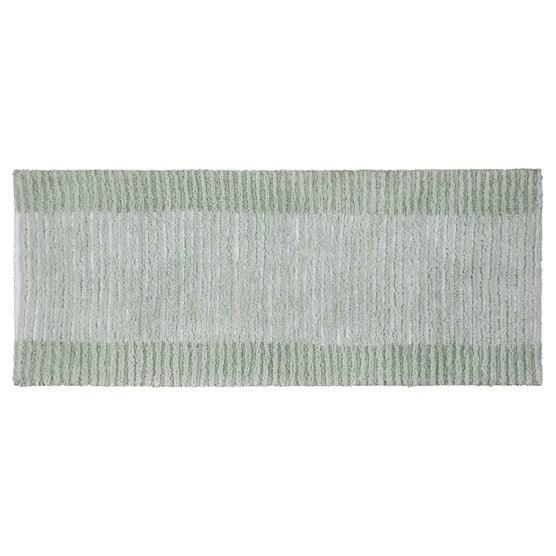 Textured Stripe Microfiber Bath Rug - USA MEGA SHOP