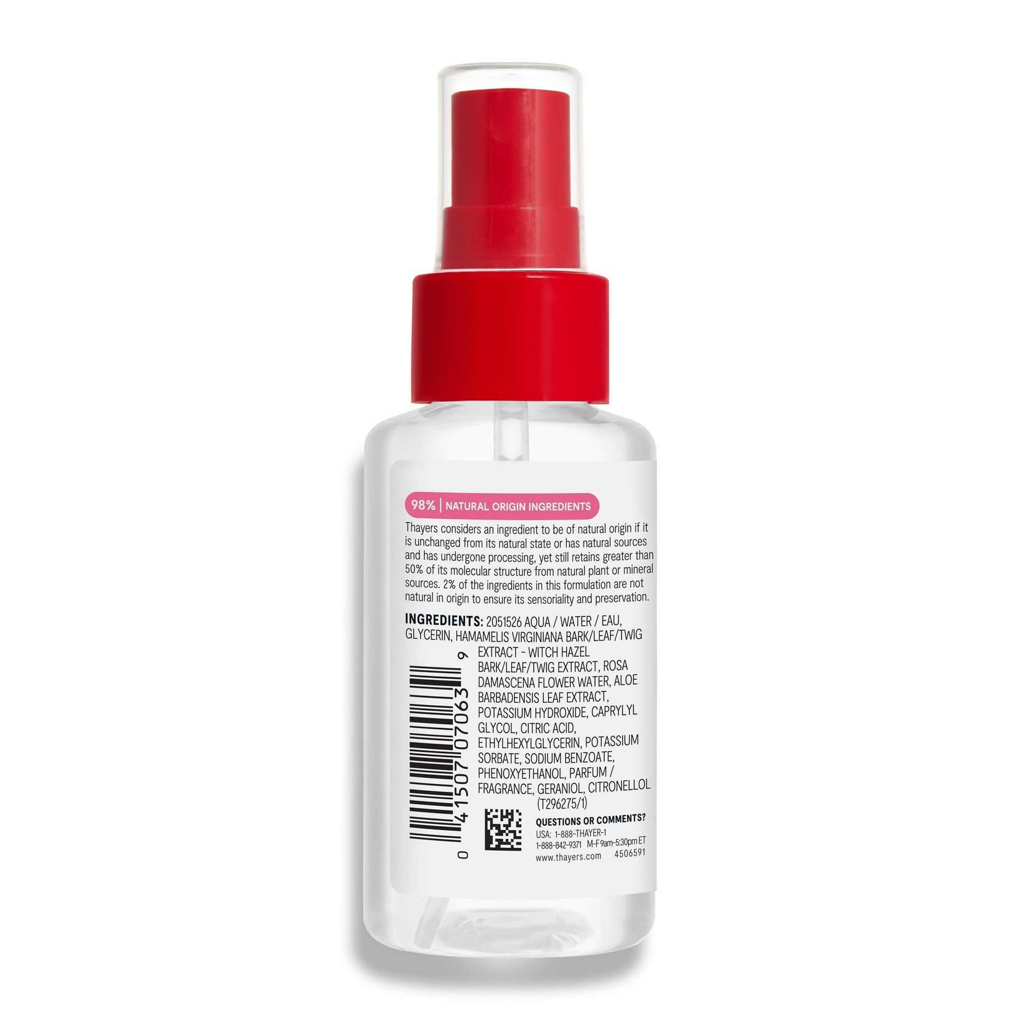 (3 PACK ) Thayers Rose Petal Witch Hazel Travel Size Face Mist, For Dry Skin, 3 oz