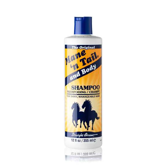 Mane 'n Tail and Body Original Formula Shampoo 12 oz – High Lather, Moisturizing Cleanser for Shine, Body & Manageability