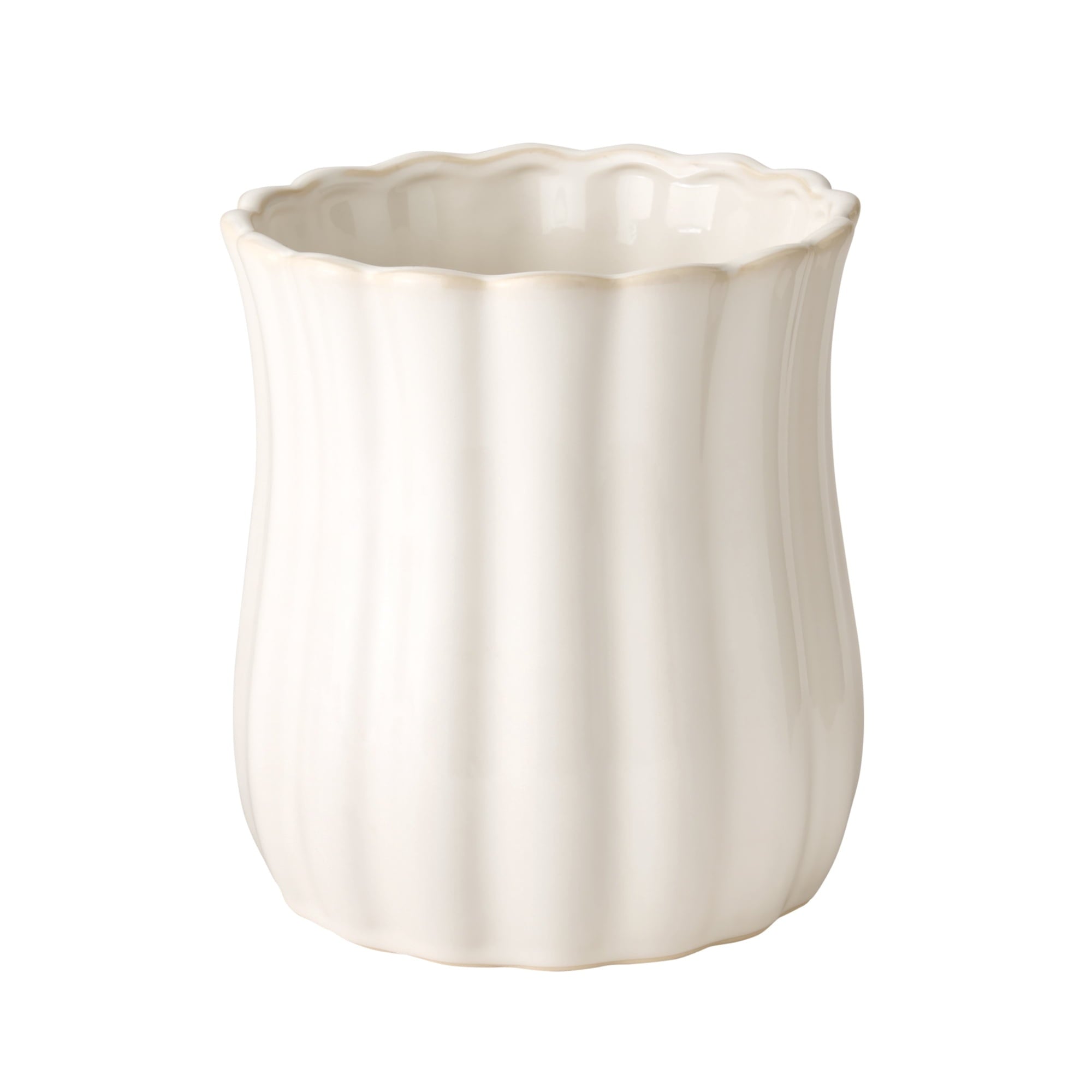 The Pioneer Woman Colette Stoneware Utensil Holder, White