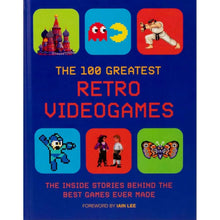 Hardcover book with blue cover and large title text for retro videogames