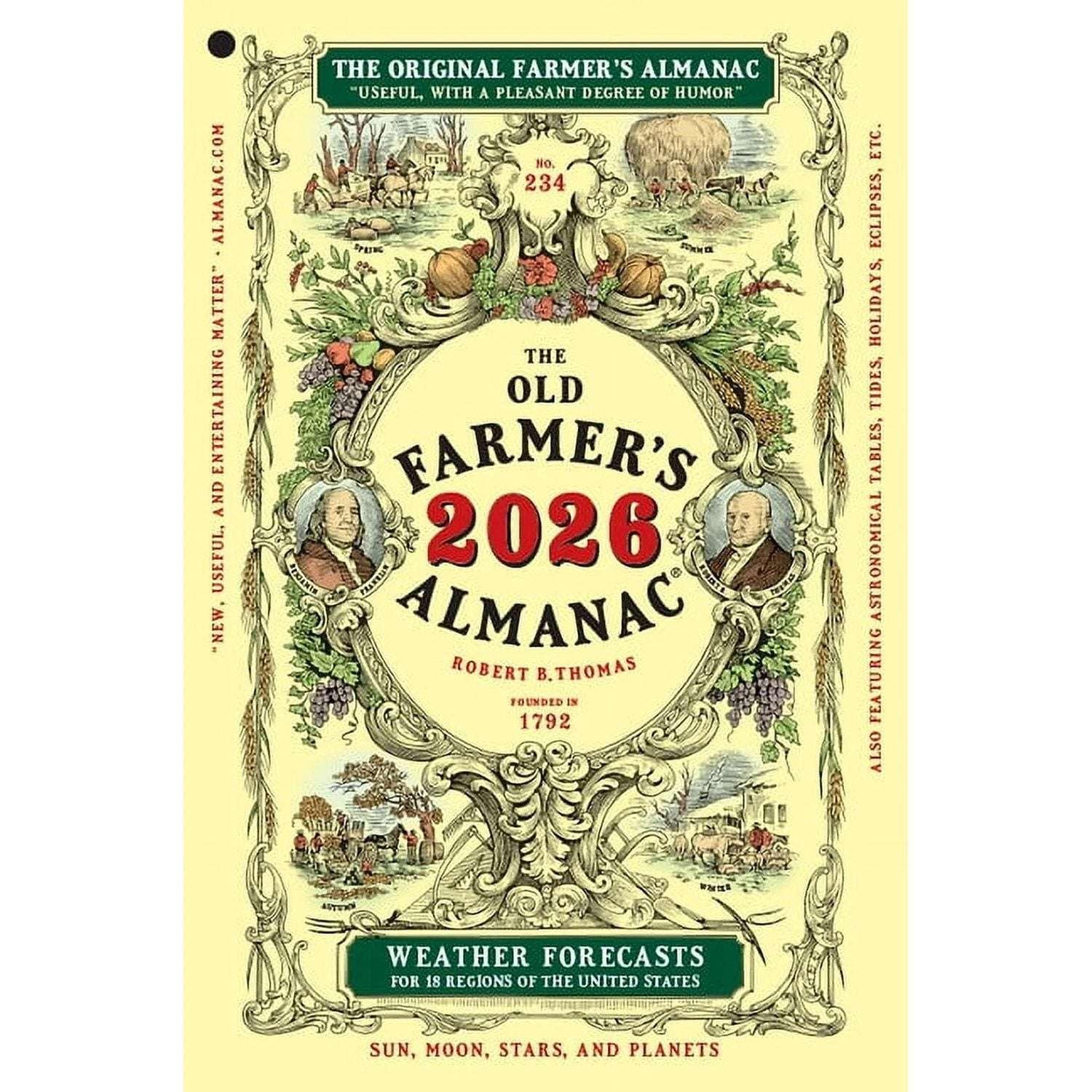 The 2026 Old Farmer's Almanac, Paperback - USA MEGA SHOP