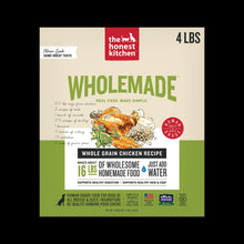 Dehydrated dog food bag, 4 lb Wholemade whole grain chicken recipe