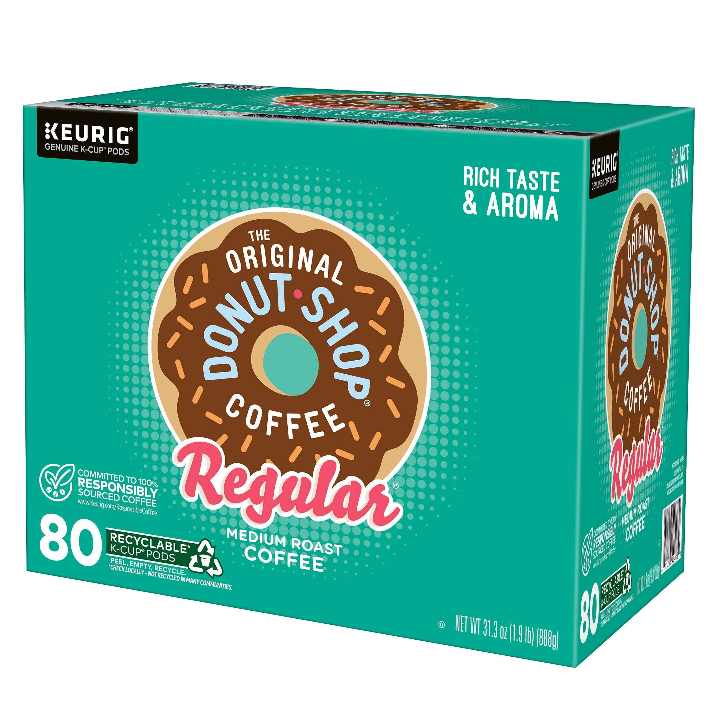 The Original Donut Shop Coffee K-Cup Pod, 80-count