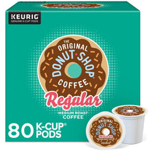 Keurig K-Cup coffee pod box, Regular medium roast, with pod cup