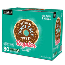 K-Cup coffee pod box, Original Donut Shop Regular medium roast, 80-count recyclable pods