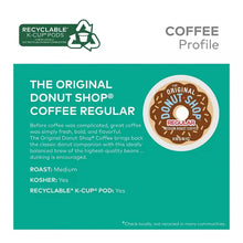 Keurig coffee profile card for Original Donut Shop Coffee Regular, medium roast