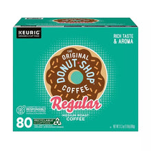 Keurig K-Cup coffee pods box, The Original Donut Shop Regular, 80 count