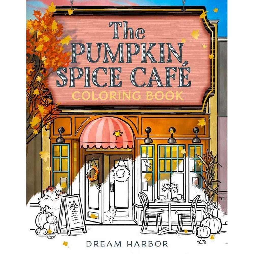 The Pumpkin Spice Coloring Book, Paperback - USA MEGA SHOP