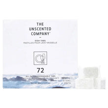 Dishwasher detergent tabs box, unscented, 72-count