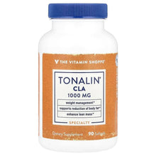 Tonalin CLA dietary supplement bottle, 1000 mg softgels, 90 count