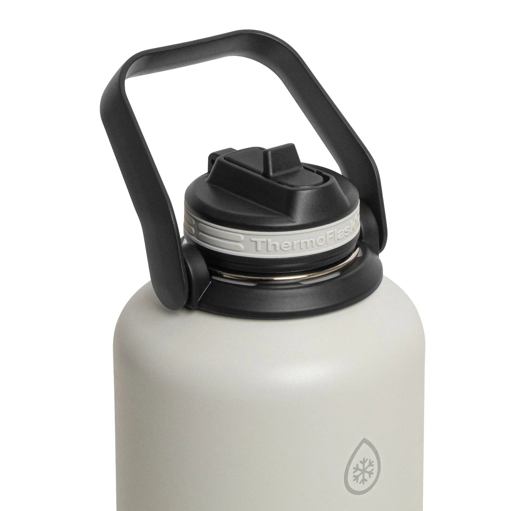 ThermoFlask 64 oz. Double Wall Insulated Stainless Steel Bottle with Straw Lid