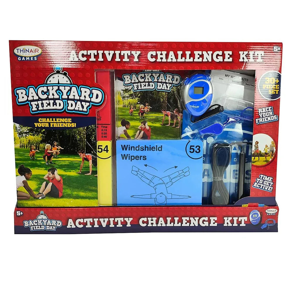 Thin Air Brands Backyard Field Day Obstacle Course Game With 27 Double-sided Foam Challenge Tiles - USA MEGA SHOP