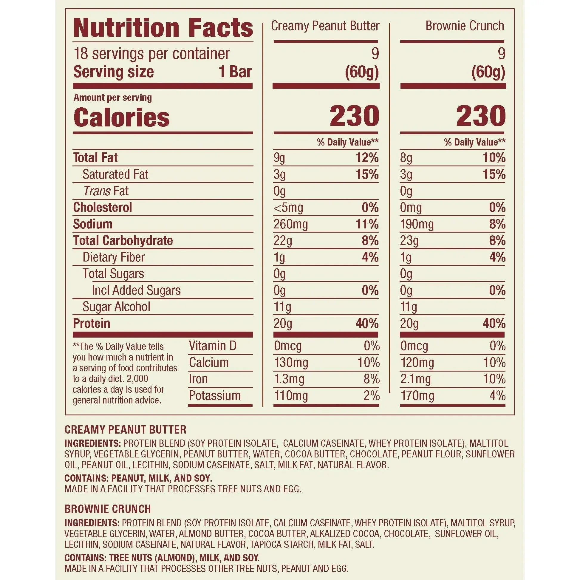 Think Thin High Protein Bar, Variety Pack, 2.1 oz, 18-count