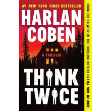 Think Twice paperback thriller by Harlan Coben, red/black cover with title