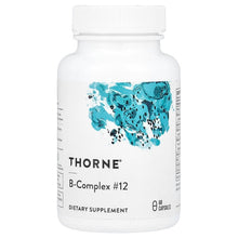 Thorne B-Complex #12 dietary supplement bottle, 60 capsules