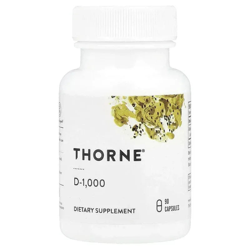 Thorne, D-5,000, 60 Capsules (125 mcg per Capsule)