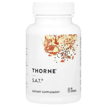 Thorne S.A.T. dietary supplement bottle, 60 capsules