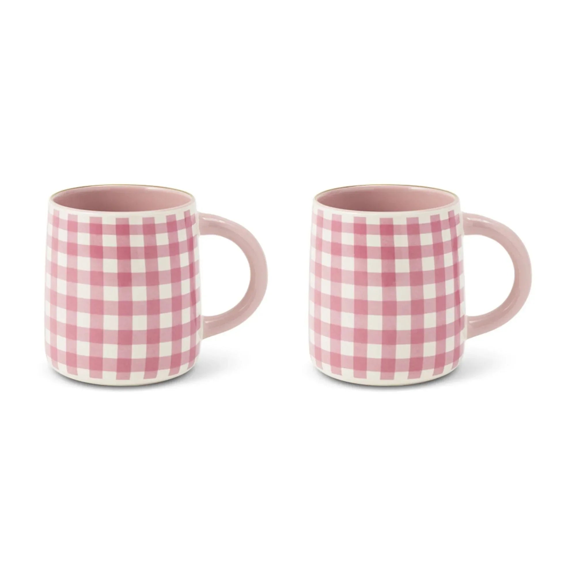 Thyme & Table 14.5 fl oz Pink Floral Stoneware Mug, Set of 2