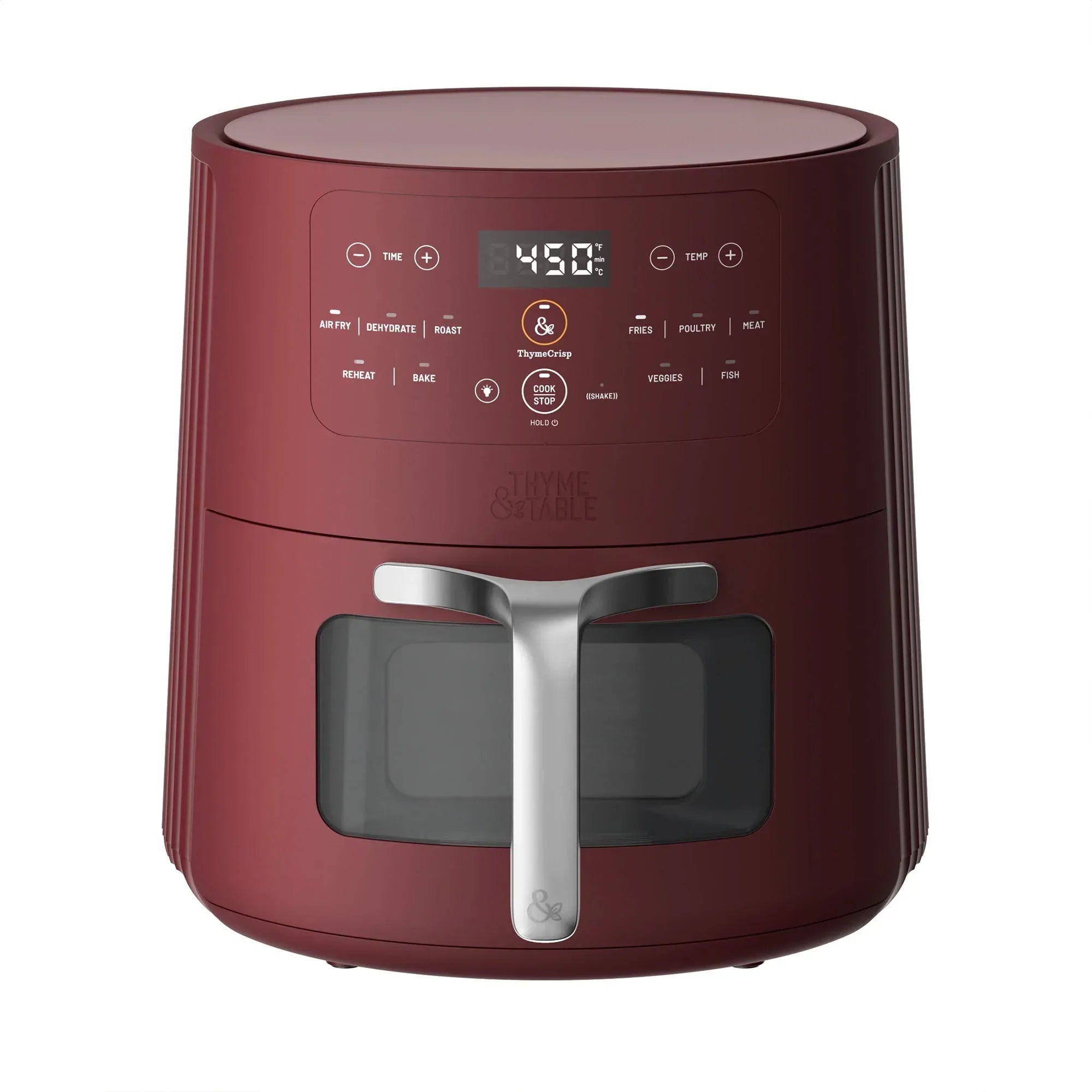 Thyme & Table 6QT Air Fryer, with ThymeCrisp™ and Ceramic-Coated Nonstick Basket, Atlantic Blue