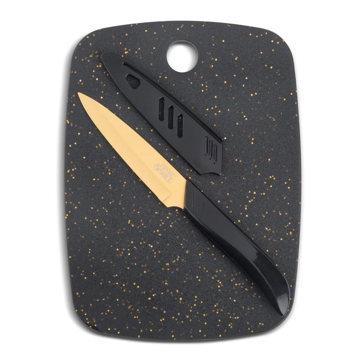 Thyme & Table Bar Board with Knife, 2-Piece Set - USA MEGA SHOP
