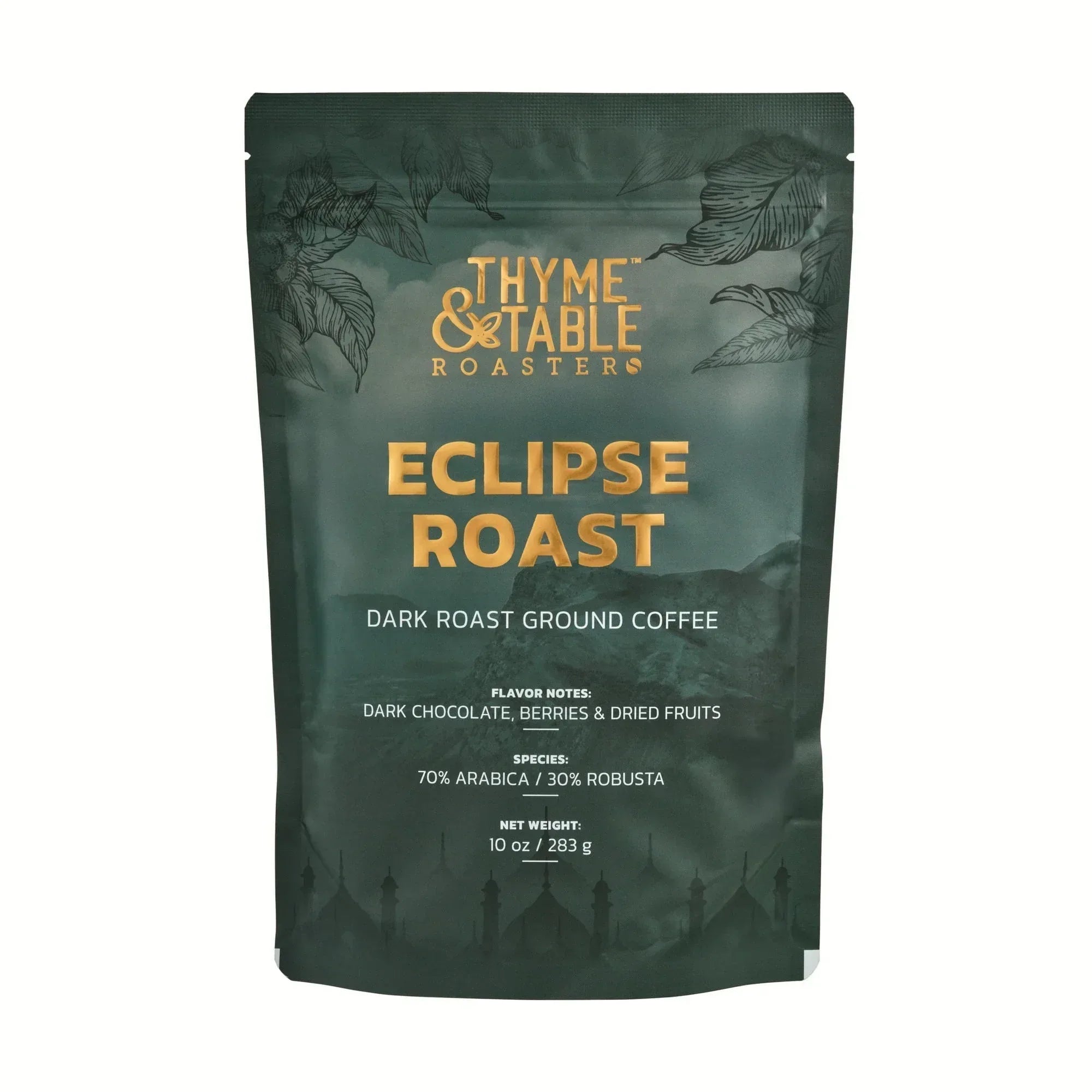 Thyme & Table Ground Coffee, Dark Roast, Eclipse Blend