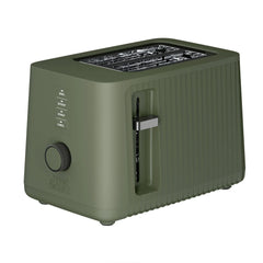 Thyme & Table 2-Slice Toaster, Extra-Wide Slots with Removable Crumb Tray, Dusty Moss - USA MEGA SHOP